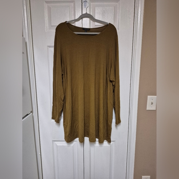 Eileen Fisher Tops - Eileen Fisher Brown Oversized Tunic